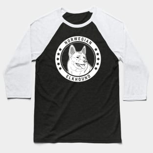 Norwegian Elkhound Fan Gift Baseball T-Shirt